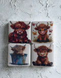 Highland Cow Fridge Magnets